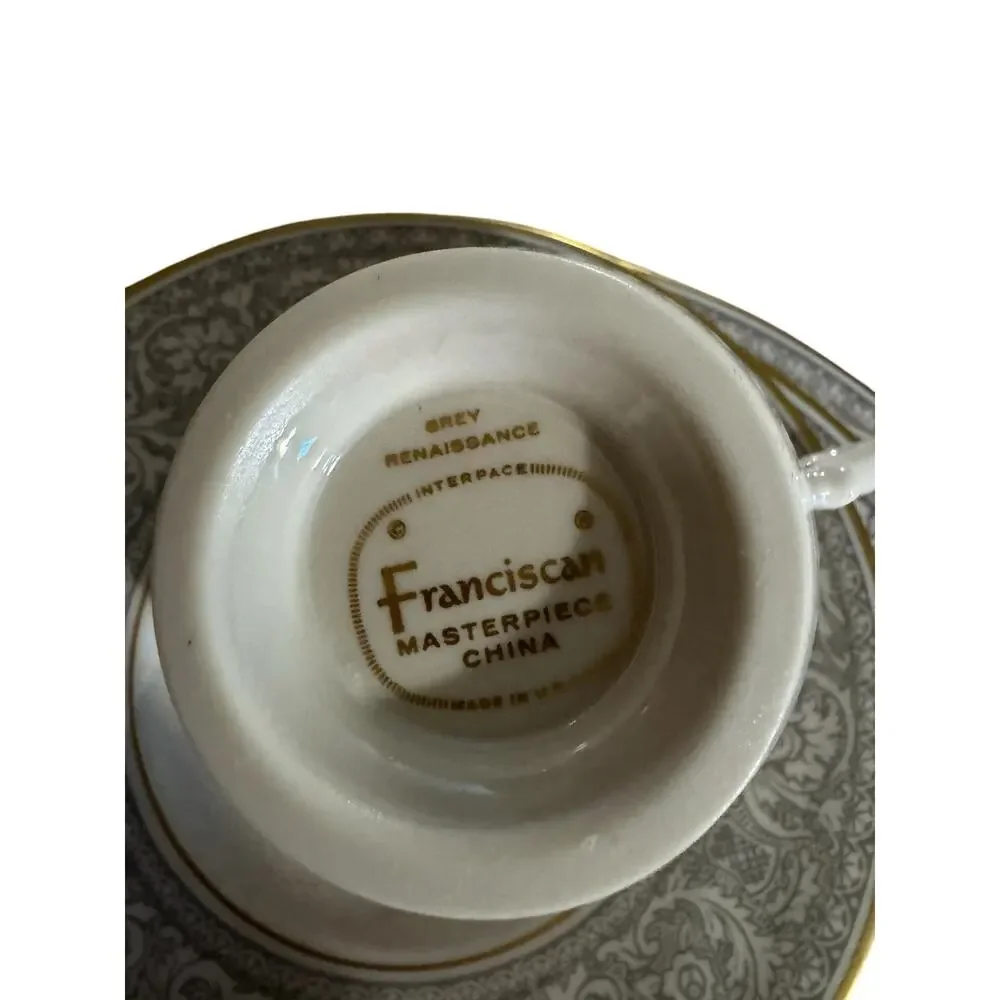 Franciscan Grey Renaissance 5 Piece Place Setting
